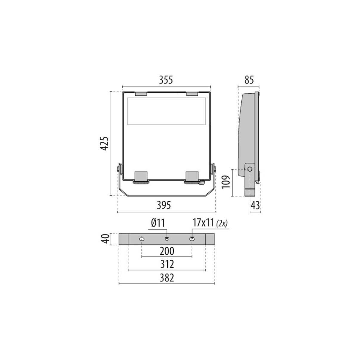 Led lichtarmatuur 140 watt - Afbeelding 3